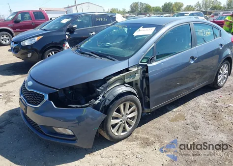 2014 Kia Forte Ex из США, поврежденный, VIN KNAFX4A86E5082924